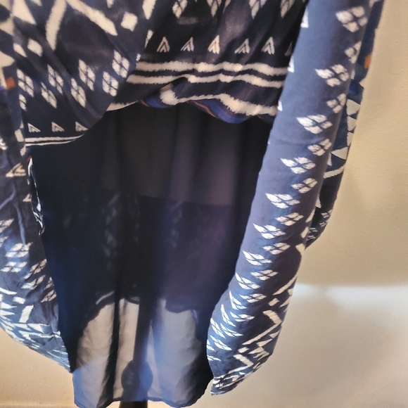 Lucky Brand Tribal Print Sleeveless Dress - Picture 5 of 10